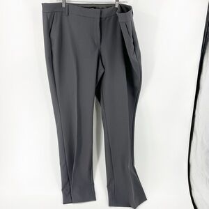 ✅ EXPRESS SUPER SOFT TWILL GREY BOOT LOW RISE TROUSERS SIZE 18 REGULAR